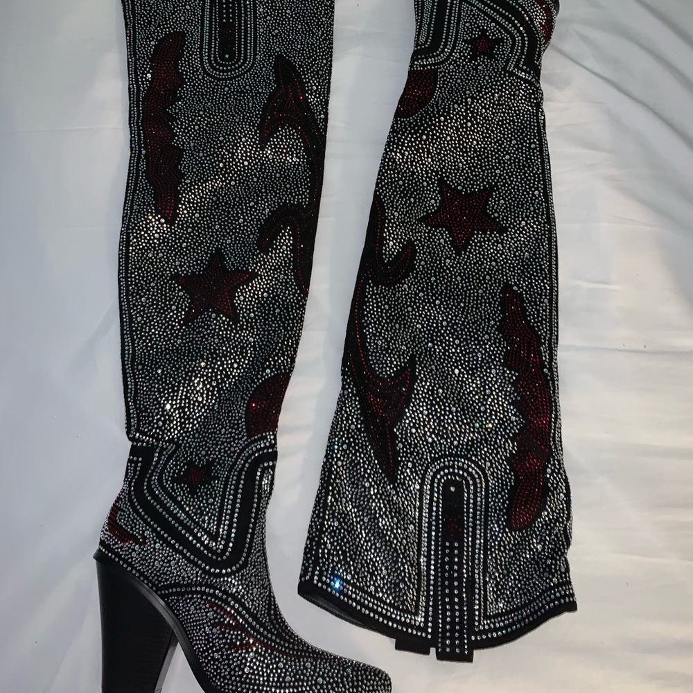 Dolls kill thigh high boots